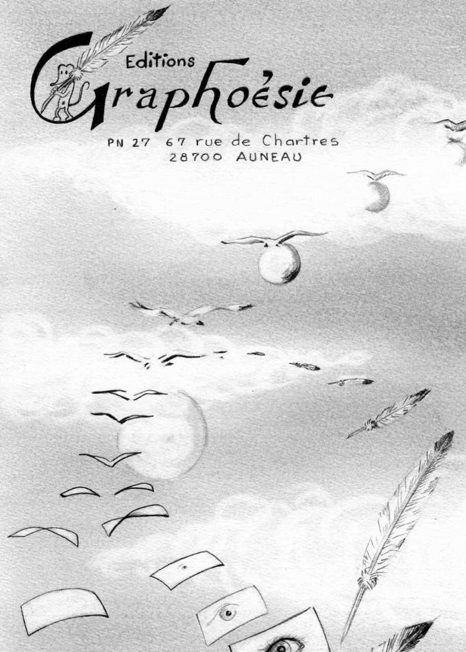 carte postale (présentation de Graphoésie éditions) années fin 80