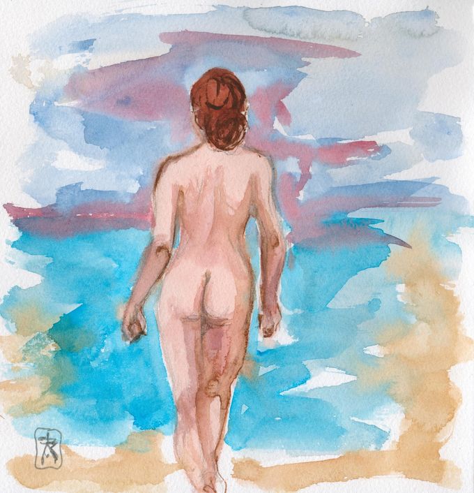 Sur la plage