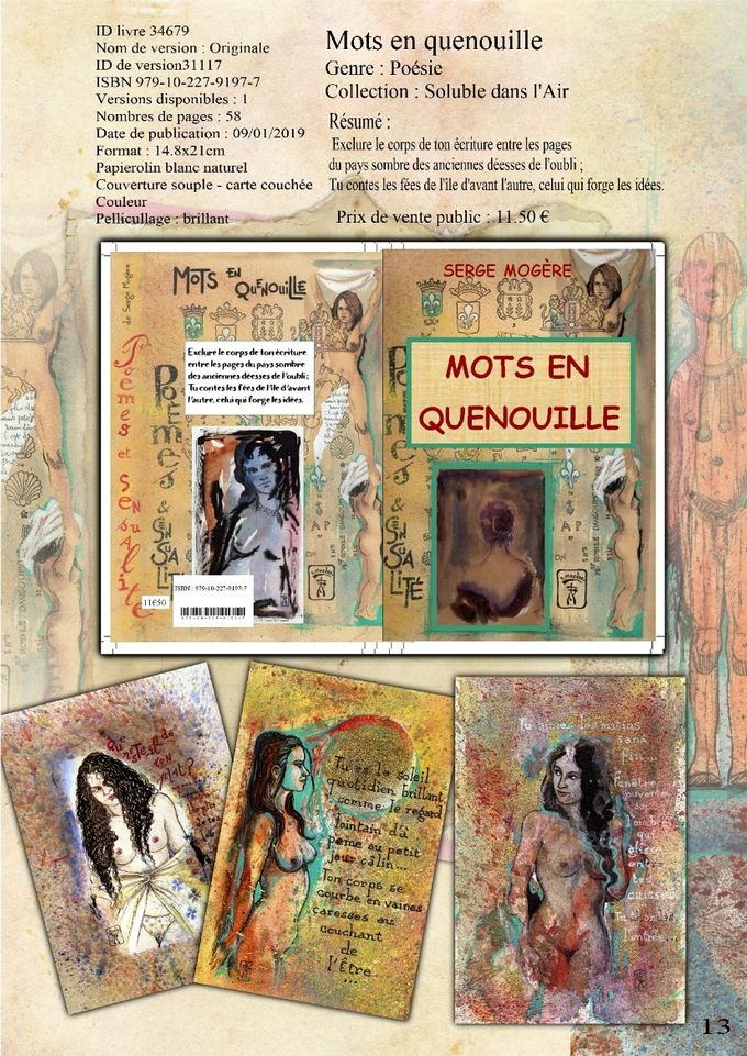Catalogue publications Serge Mogère 2019 12