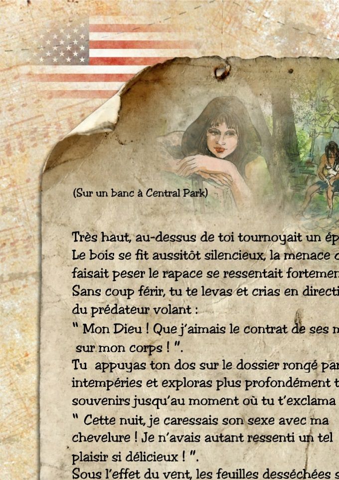 extrait du recueil de textes poétiques illustrés
NEW YORK Pensées intimes