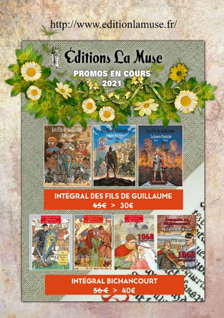 éditions La Muse promos en cours  2021
http://www.editionlamuse.fr/