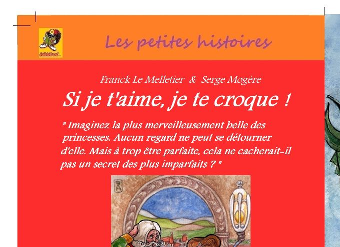 COVER 1+2 Si je t'aime je te croque ! - Franck Le Melletier - Copyrights 2020 TROIS L. Creations