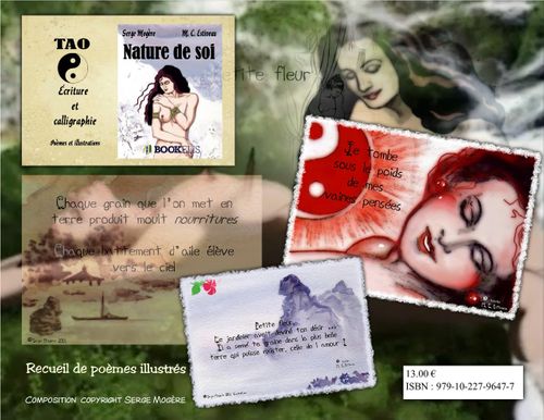 un recueil de textes poétiques illustrés de M. C.Estiveau & Serge Mogère
https://www.bookelis.com/poesie/35048-TAO.html?search_query=tao&results=22 
