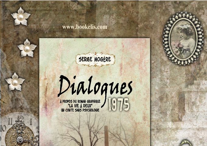 DIALOGUES Roman graphique  de Serge Mogère - Pub 2